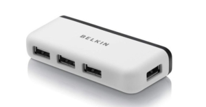 USB Хаб Belkin Travel Hub NPS White (4 порти)